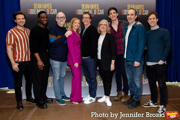 Photos: Sean Hayes & the Cast of GOOD NIGHT, OSCAR Meet the Press Image