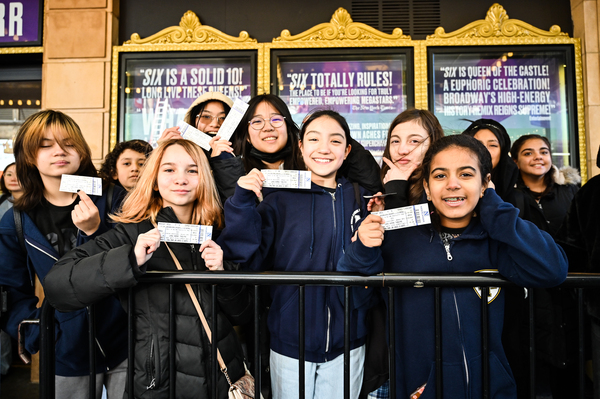 Photos: Local Students Attend SIX on Broadway Through TDF's Introduction to Theatre Program Image