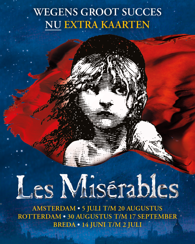 Feature: EXTRA VOORSTELLINGEN LES MISERABLES IN AMSTERDAM, ROTTERDAM EN BREDA! Image