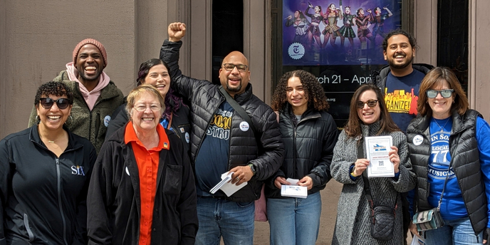 Photos: Inside Actors' Equity Association's Unite the Road Campaign at SIX, FROZEN & More Photo