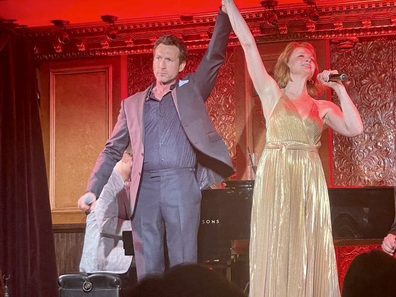 Review: Kate Baldwin and Aaron Lazar Throw a Casual Party in Cocktail Attire in ALL FOR YOU at 54 Below  Image