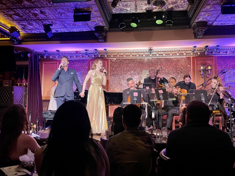 Review: Kate Baldwin and Aaron Lazar Throw a Casual Party in Cocktail Attire in ALL FOR YOU at 54 Below  Image