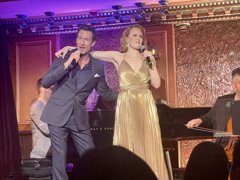 Review: Kate Baldwin and Aaron Lazar Throw a Casual Party in Cocktail Attire in ALL FOR YOU at 54 Below 