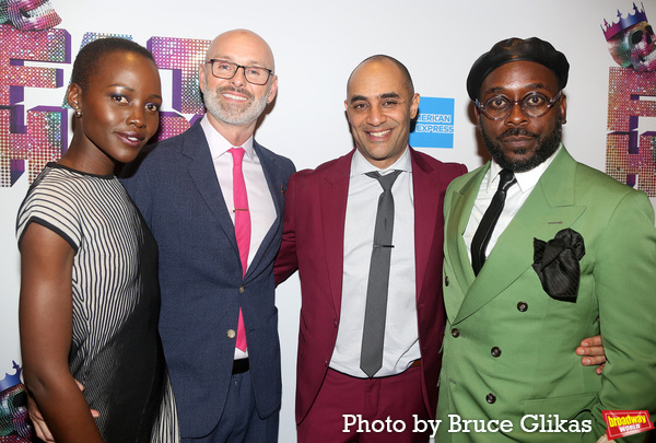 Lupita Nyong'o, Daryl Beck, Director Saheem Ali and Playwright James Ijames  Photo
