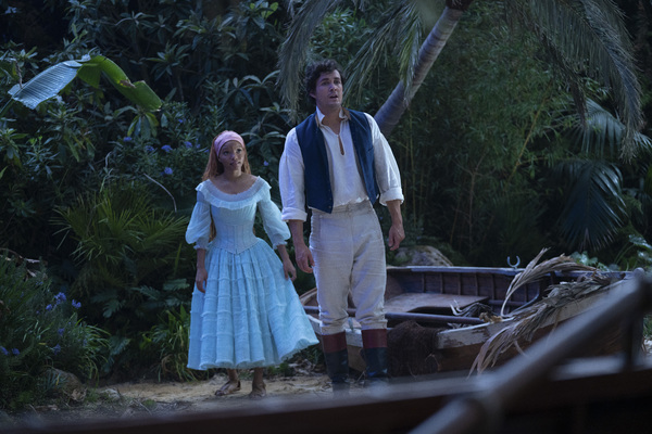 Halle Bailey as Ariel and Jonah Hauer-King as Prince Eric Photo
