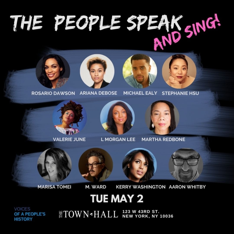 Kerry Washington, Ariana DeBose, Marisa Tomei & More To Launch VOICES OF A PEOPLE'S HISTORY at Town Hall  Image