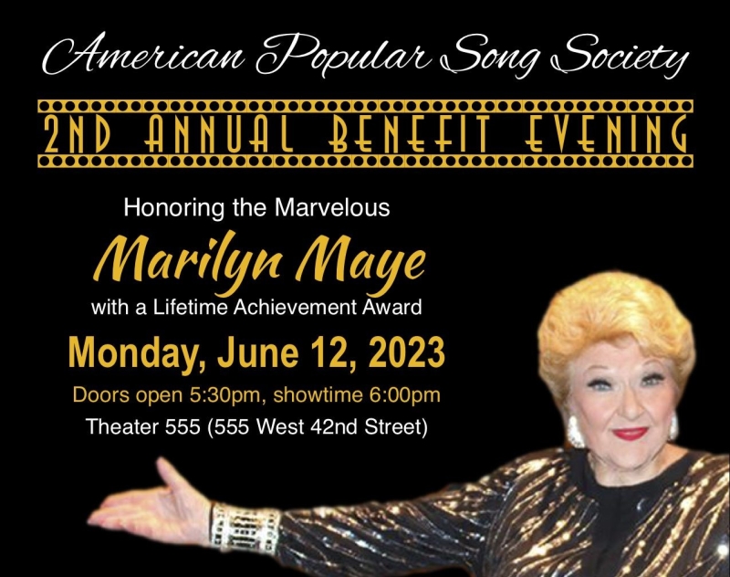 A Video Roundup Showcasing The Talent In The APSS BENEFIT HONORING MARILYN MAYE at Theater 555 