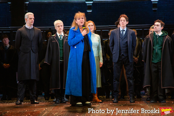 Sonia Friedman and the cast of HARRY POTTER AND THE CURSED CHILD Photo