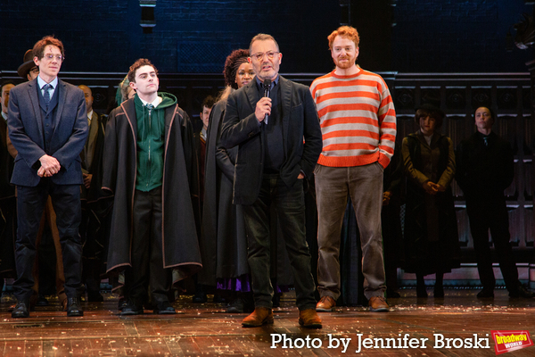 Colin Callender and the cast of HARRY POTTER AND THE CURSED CHILD Photo