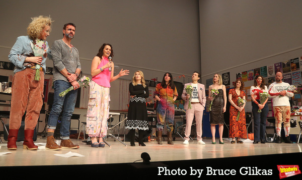 Katie Finneran, Scott Foley, Playwright Larissa FastHorse, Second Stage Artistic Dire Photo
