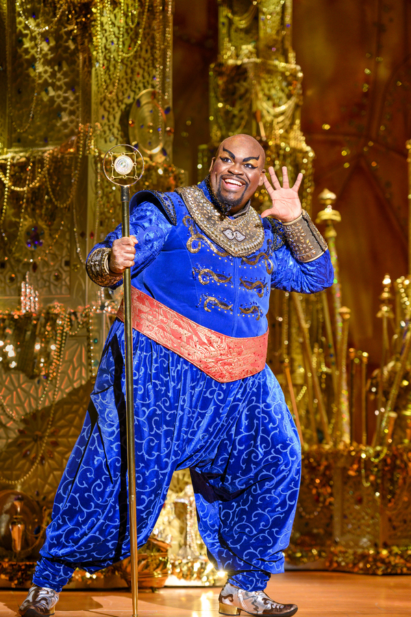 Marcus M. Martin in Aladdin. Photo courtesy of the production. Photo