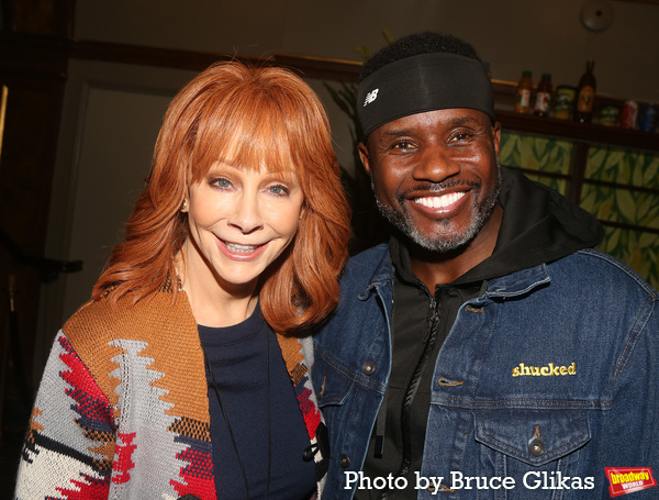 Photos: Reba McEntire, Sam Hunt, Sara Bareilles, & Jennifer Holliday Visit SHUCKED on Broadway Image
