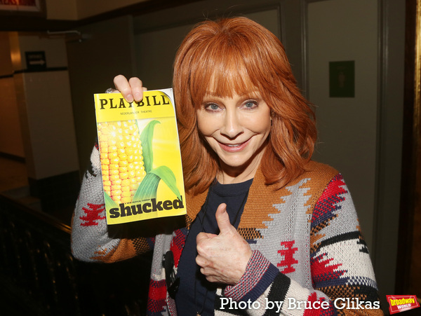 Photos: Reba McEntire, Sam Hunt, Sara Bareilles, & Jennifer Holliday Visit SHUCKED on Broadway Image