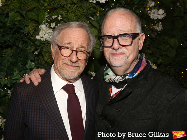 Producer Steven Spielberg and Playwright Doug Wright Photo
