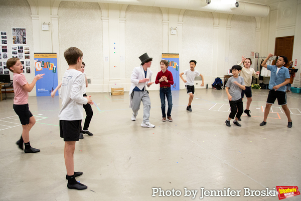 Photos: Go Inside Rehearsals for OLIVER! at Encores! Image