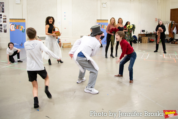 Photos: Go Inside Rehearsals for OLIVER! at Encores! Image