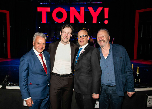 Peter Rowe (director) Jack Whittle (Tony Blair) Harry Hill and Steve Brown  Photo