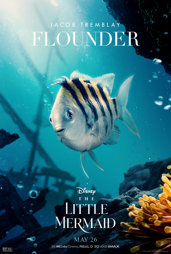Photos: THE LITTLE MERMAID Character Portraits Feature New Looks at Flounder, Sebastian & More; IMAX Tickets on Sale Now 