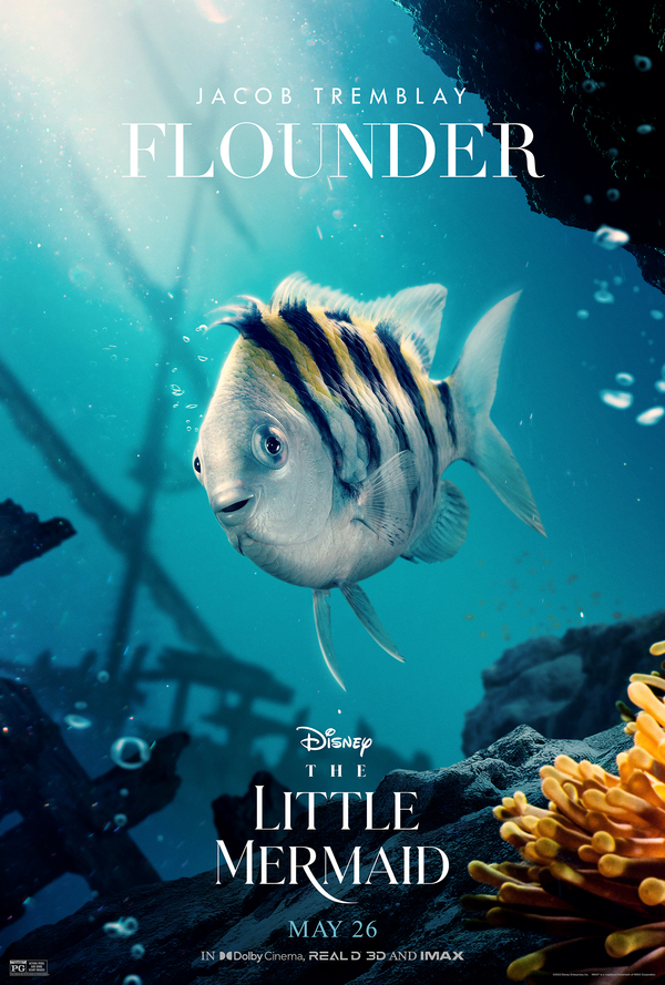 Photos: THE LITTLE MERMAID Character Portraits Feature New Looks at Flounder, Sebastian & More; IMAX Tickets on Sale Now Image
