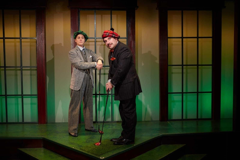 Review: MURDER ON THE LINKS At North Coast Repertory Theatre 