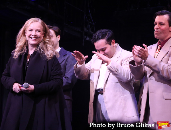Director Susan Stroman, Angel Sigala and Clyde Alves Photo