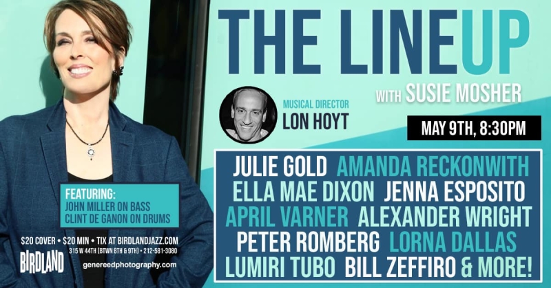 Photos: Matt Baker Lenses The Latest LINEUP WITH SUSIE MOSHER At Birdland Theater Image
