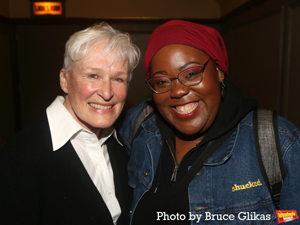 Photos: Glenn Close Visits SHUCKED on Broadway Image