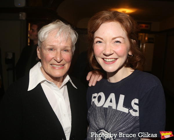 Photos: Glenn Close Visits SHUCKED on Broadway Image