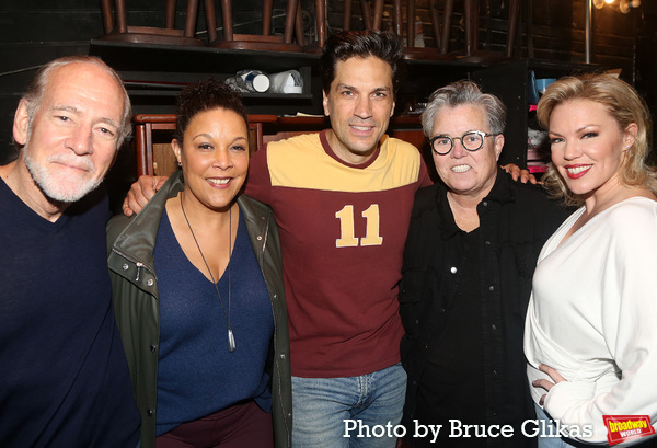 Mark Jacoby, Linda Powell, Will Swenson, Rosie O'Donnell and Robyn Hurder Photo
