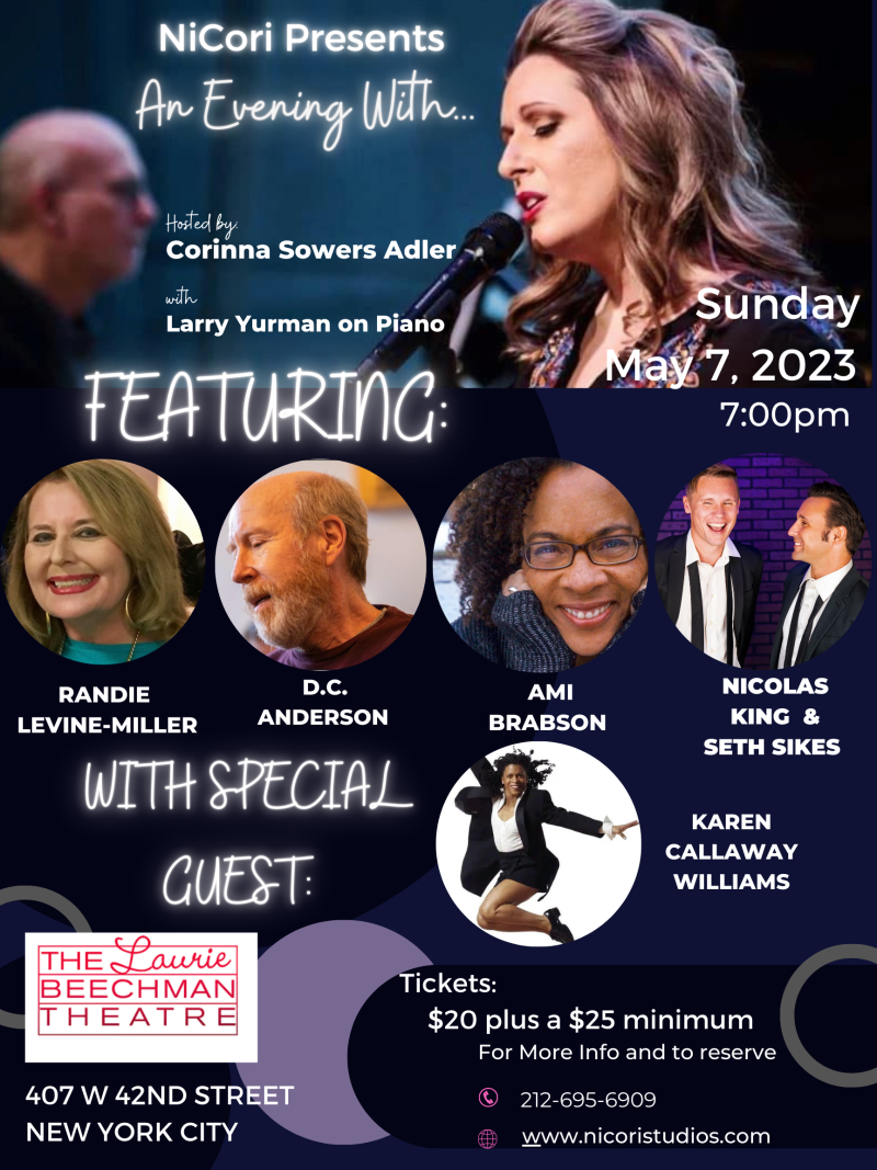 AN EVENING WITH... Prepares For Series Debut at The Laurie Beechman Theatre May 7th 