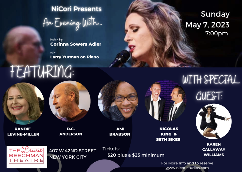 AN EVENING WITH... Prepares For Series Debut at The Laurie Beechman Theatre May 7th 