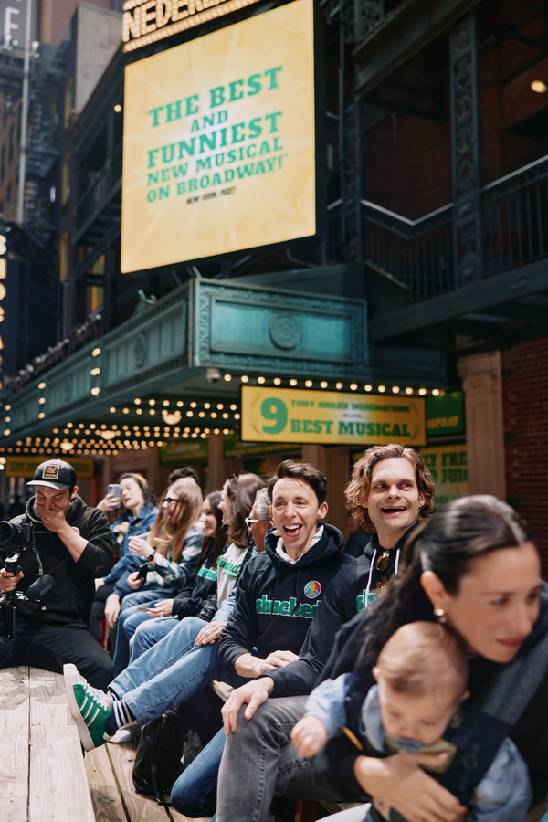 Photos/Video: SHUCKED Takes A Times Square Hayride To Celebrate Its Cast Album Image