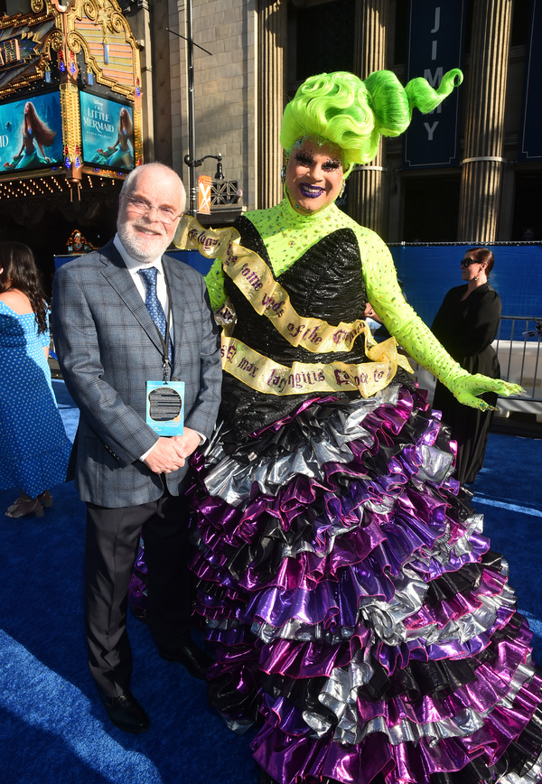 LOS ANGELES, CALIFORNIA - MAY 08: (L-R) Ron Clements and Nina West attend the World P Photo