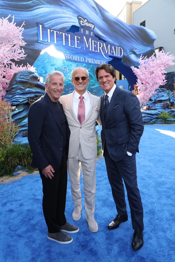 Marc Platt, John Deluca and Rob Marshall attend the World Premiere of Disney's 