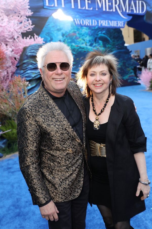 Alan Menken and Janis Roswick attend the World Premiere of Disney's 