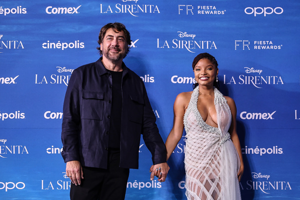 Javier Bardem and Halle Bailey Photo