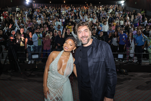 Halle Bailey and Javier Bardem Photo