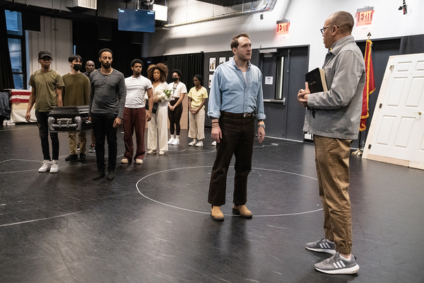 Photos: Go Inside Rehearsals for HAMLET at Free Shakespeare in the Park Image