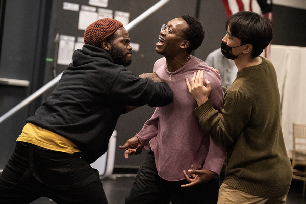 Photos: Go Inside Rehearsals for HAMLET at Free Shakespeare in the Park Image