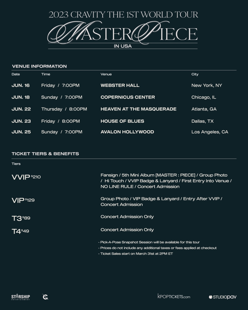Preview: K-Pop Group CRAVITY and Their First World Tour: MASTERPIECE Image