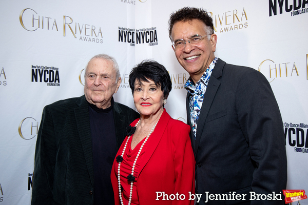 John Kander, Chita Rivera, Brian Stokes Mitchell Photo