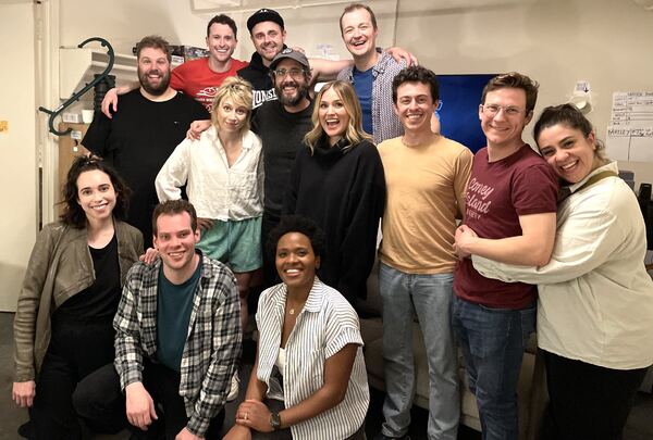 Photos: Josh Groban Visits PETER PAN GOES WRONG on Broadway Image