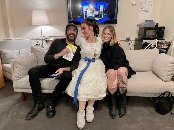 Photos: Josh Groban Visits PETER PAN GOES WRONG on Broadway Image