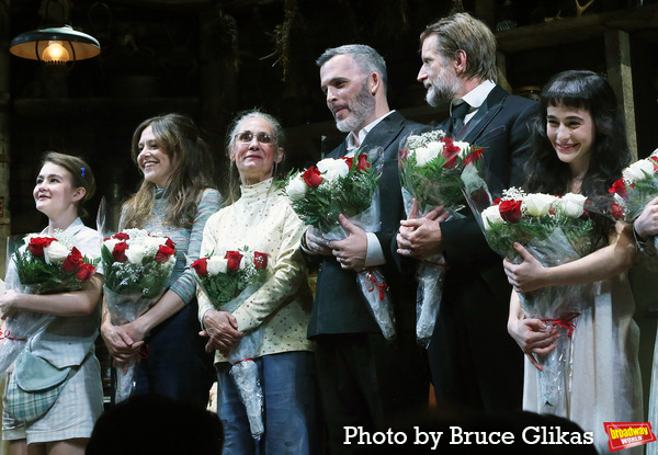 Millicent Simmonds, Claire Karpen, Laurie Metcalf, Playwright Levi Holloway, Paul Spa Photo