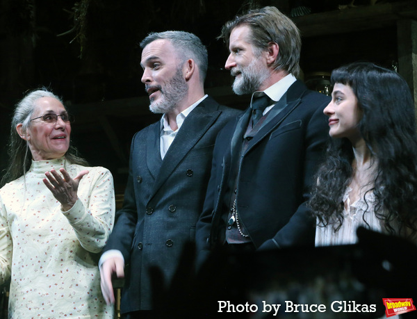 Laurie Metcalf, Playwright Levi Holloway, Paul Sparks, Sophia Anne Caruso Photo