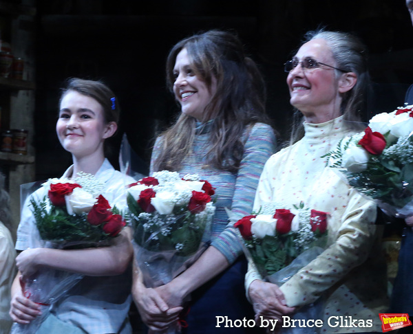 Millicent Simmonds, Claire Karpen and Laurie Metcalf Photo