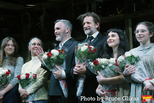 Claire Karpen, Laurie Metcalf, Playwright Levi Holloway, Paul Sparks, Sophia Anne Car Photo