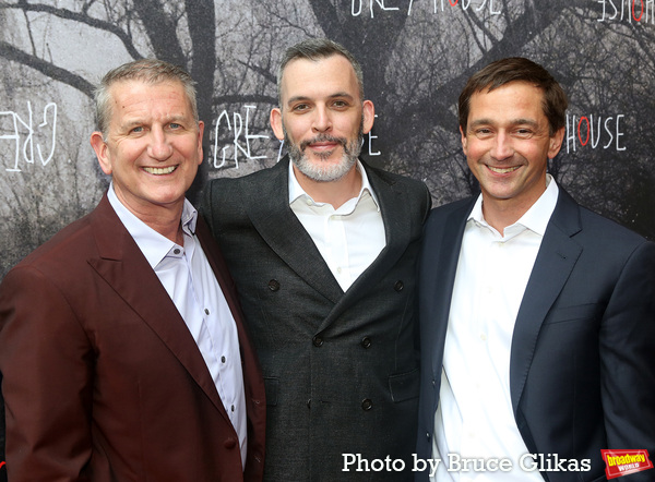 Producer Tom Kirdahy, Playwright Levi Holloway and Producer Robert Ahrens Photo