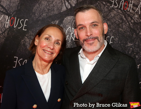 Laurie Metcalf and Playwright Levi Holloway  Photo