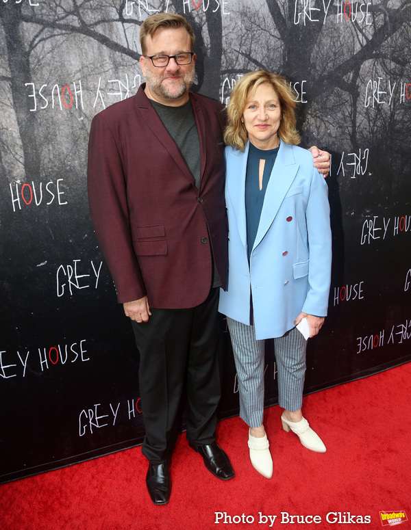 Stephen Wallem and Edie Falco Photo